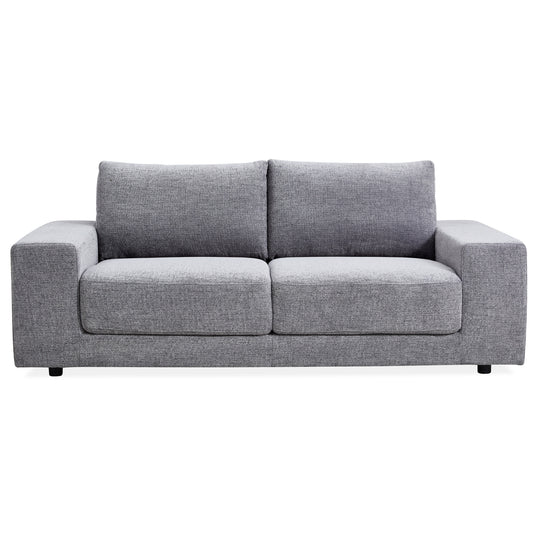 Eliana 3 Seater Sofa Fabric Uplholstered Lounge Couch - Fog - Cosy Abode