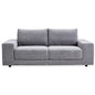 Eliana 3 Seater Sofa Fabric Uplholstered Lounge Couch - Fog - Cosy Abode