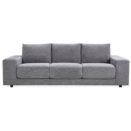 Eliana 4 Seater Sofa Fabric Uplholstered Lounge Couch - Fog - Cosy Abode