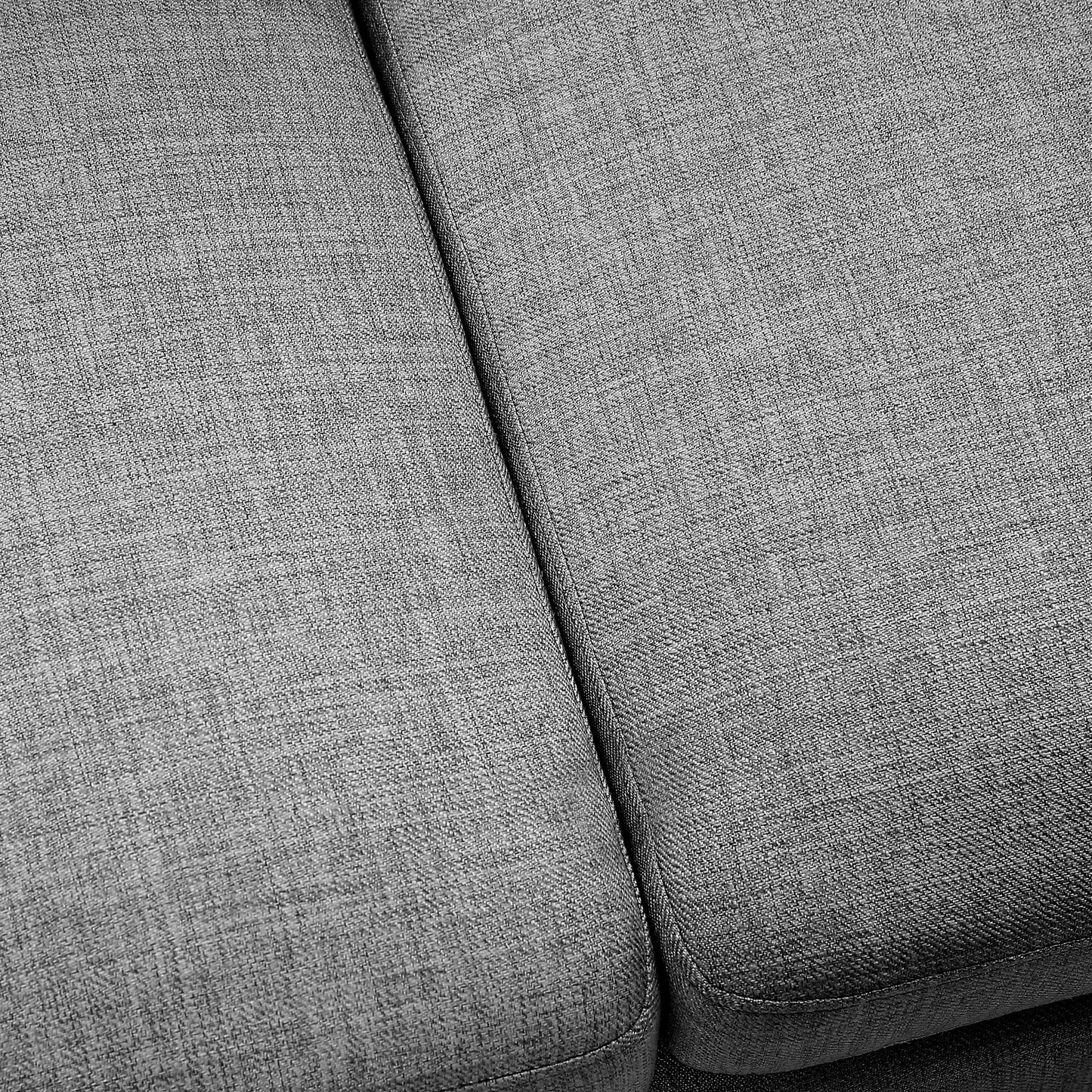 Dane 3 + 1 + 1 Seater Fabric Upholstered Sofa Armchair Lounge Couch - Mid Grey - Cosy Abode