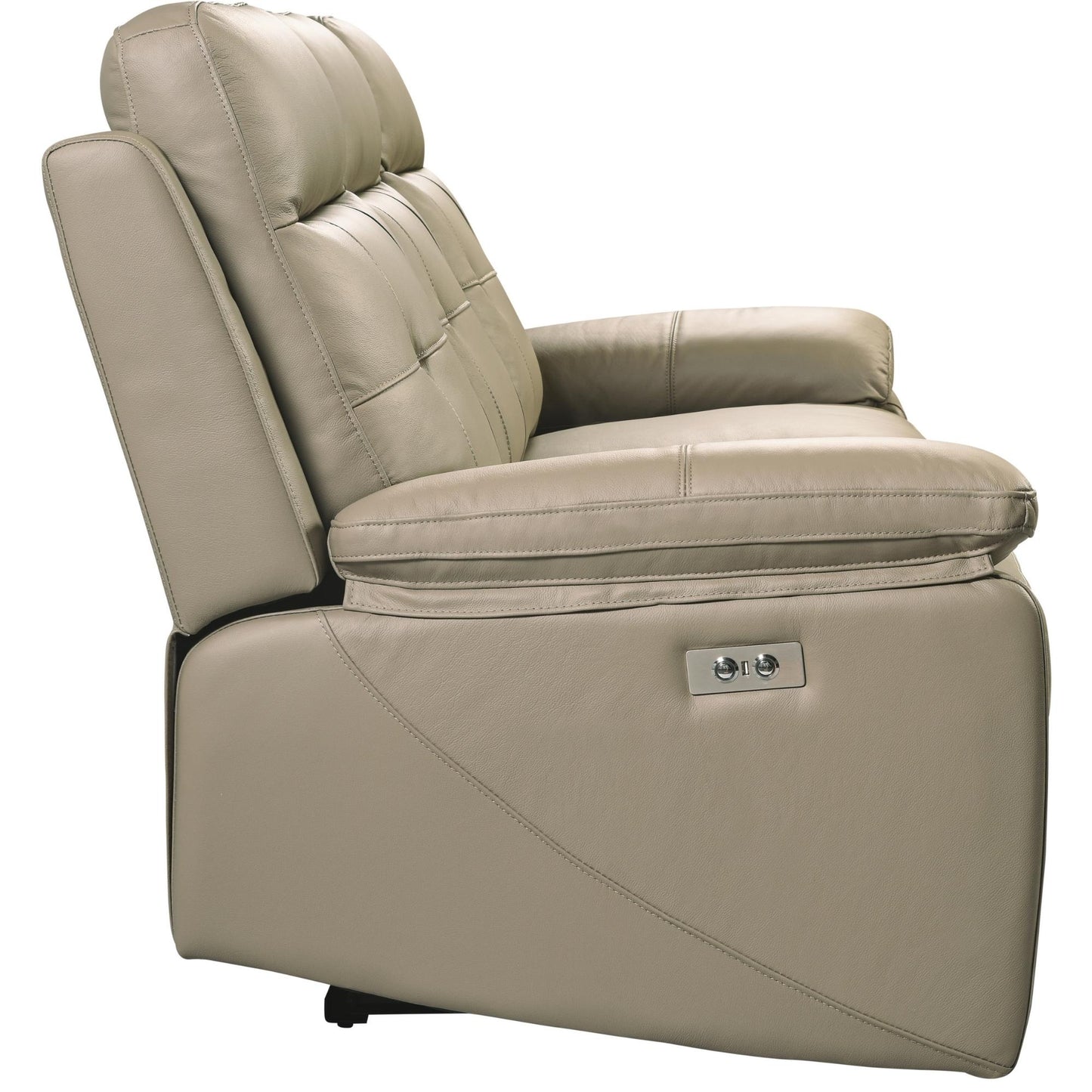 Kingsman 3+2+1 Seater Electric Recliner Sofa Genuine Leather Home Theater Lounge - Cosy Abode