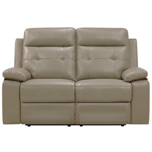 Kingsman 2 Seater Electric Recliner Sofa Genuine Leather Home Theater Lounge - Cosy Abode