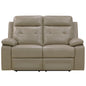 Kingsman 2 Seater Electric Recliner Sofa Genuine Leather Home Theater Lounge - Cosy Abode