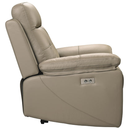 Kingsman 1 + 1 Seater Electric Recliner Sofa Genuine Leather Home Theater Lounge - Cosy Abode