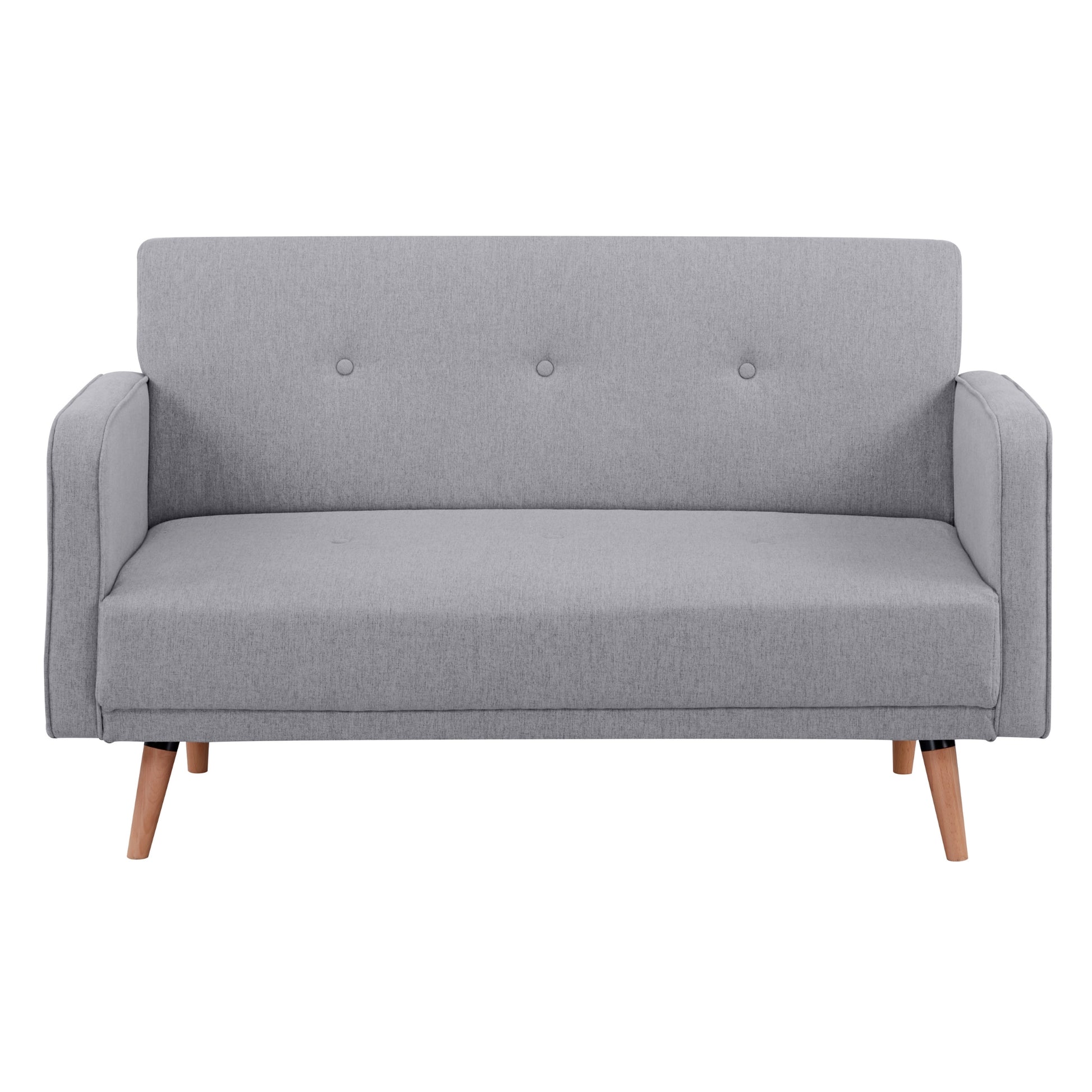 Picasso 2 Seater Fabric Sofa Lounge Couch Grey - Cosy Abode