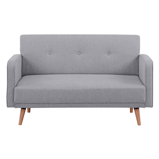 Picasso 2 Seater Fabric Sofa Lounge Couch Grey - Cosy Abode