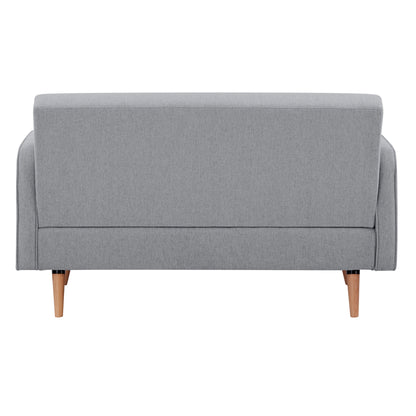 Picasso 2 Seater Fabric Sofa Lounge Couch Grey - Cosy Abode