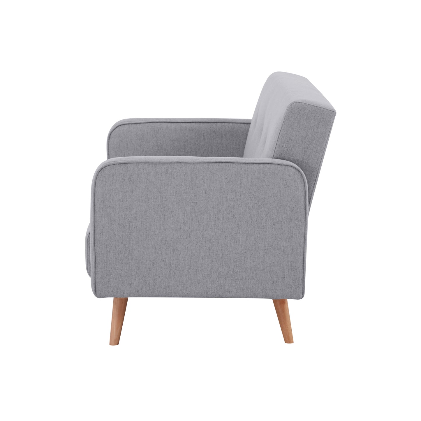 Picasso 2 Seater Fabric Sofa Lounge Couch Grey - Cosy Abode