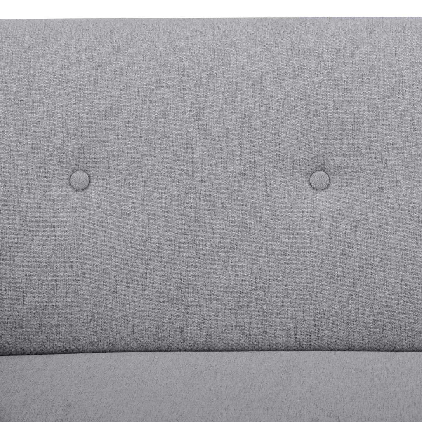 Picasso 2 Seater Fabric Sofa Lounge Couch Grey - Cosy Abode