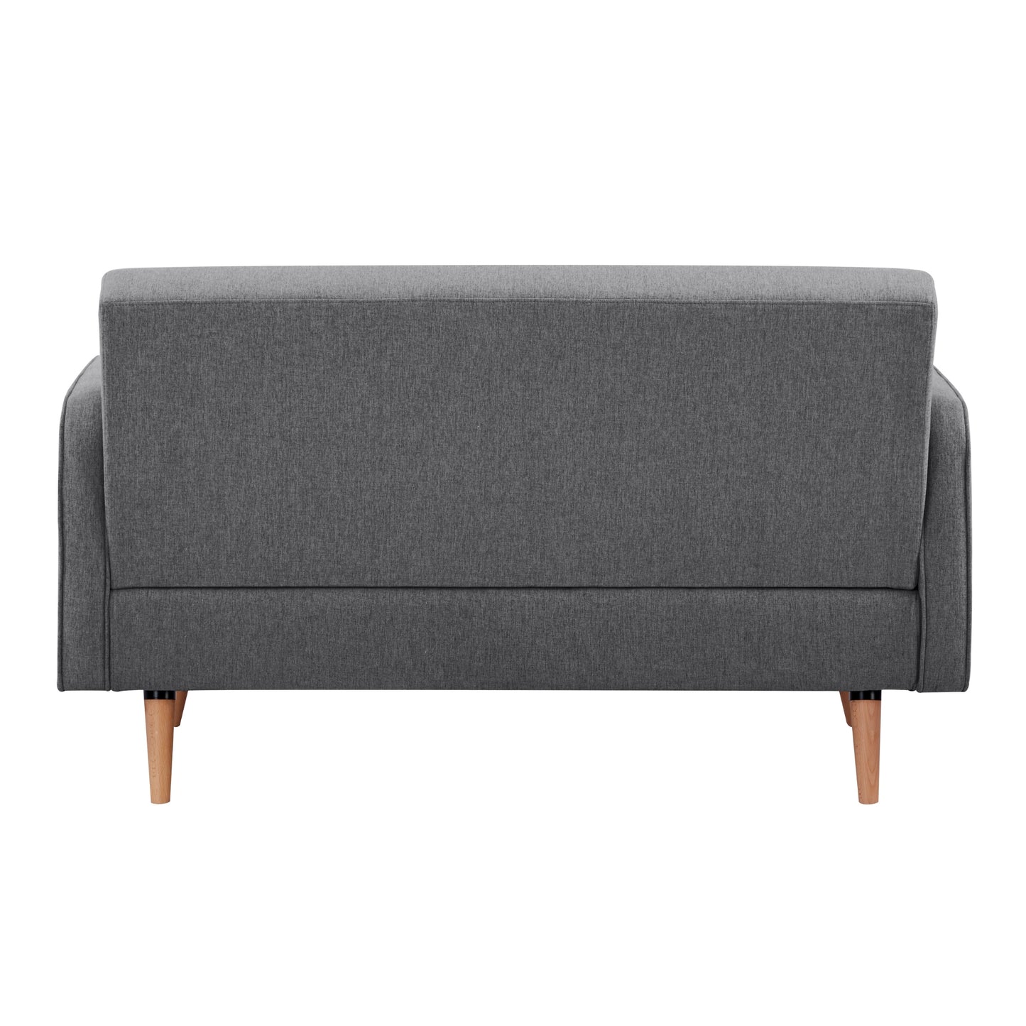 Picasso 2 Seater Fabric Sofa Lounge Couch Dark Grey - Cosy Abode