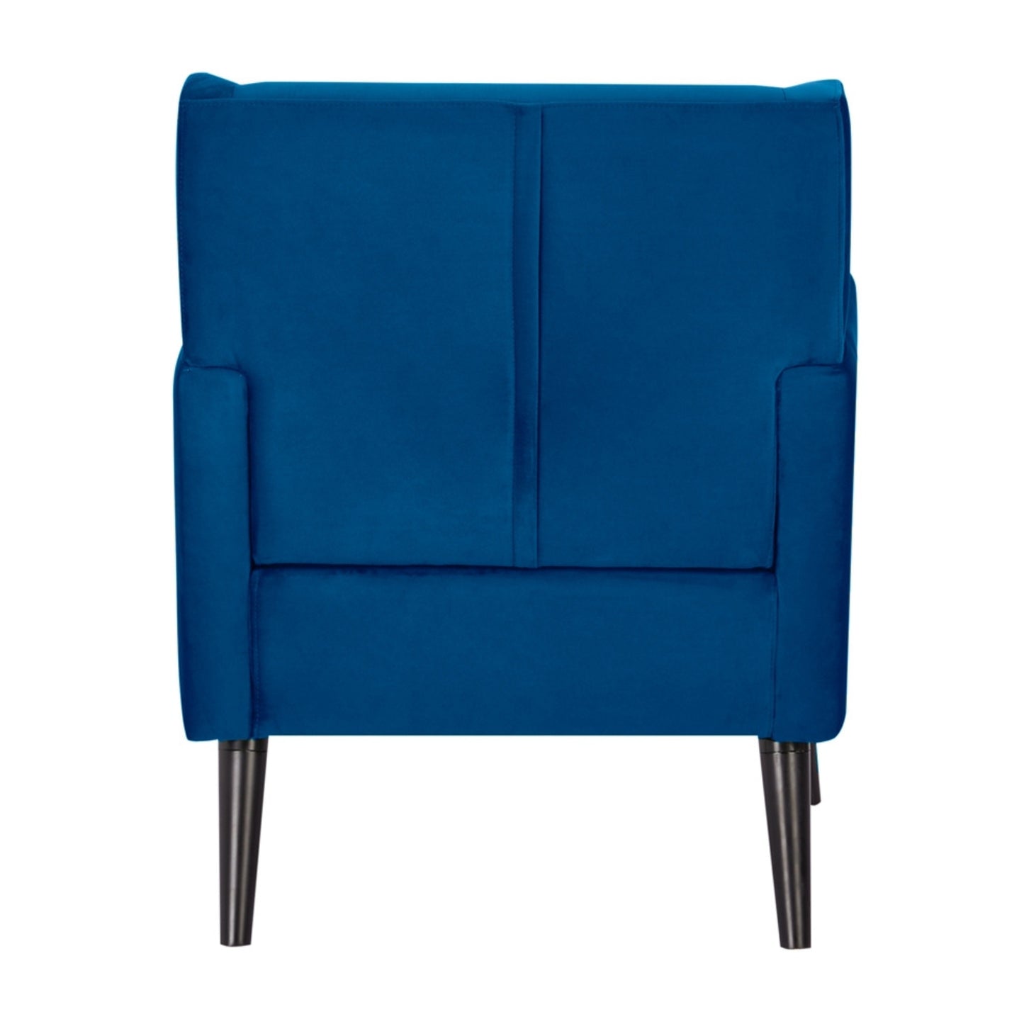 Bianca Accent Sofa Arm Chair Fabric Uplholstered Lounge Couch - Dark Blue - Cosy Abode