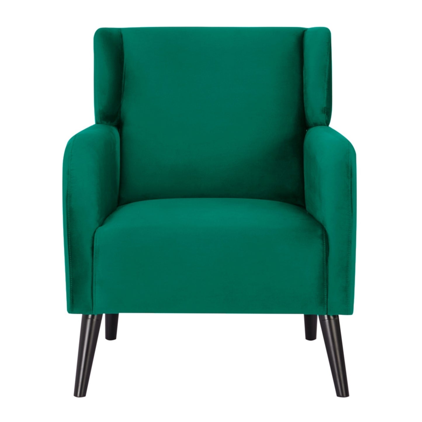 Bianca Set of 2 Accent Sofa Arm Chair Fabric Uplholstered Lounge - Green - Cosy Abode