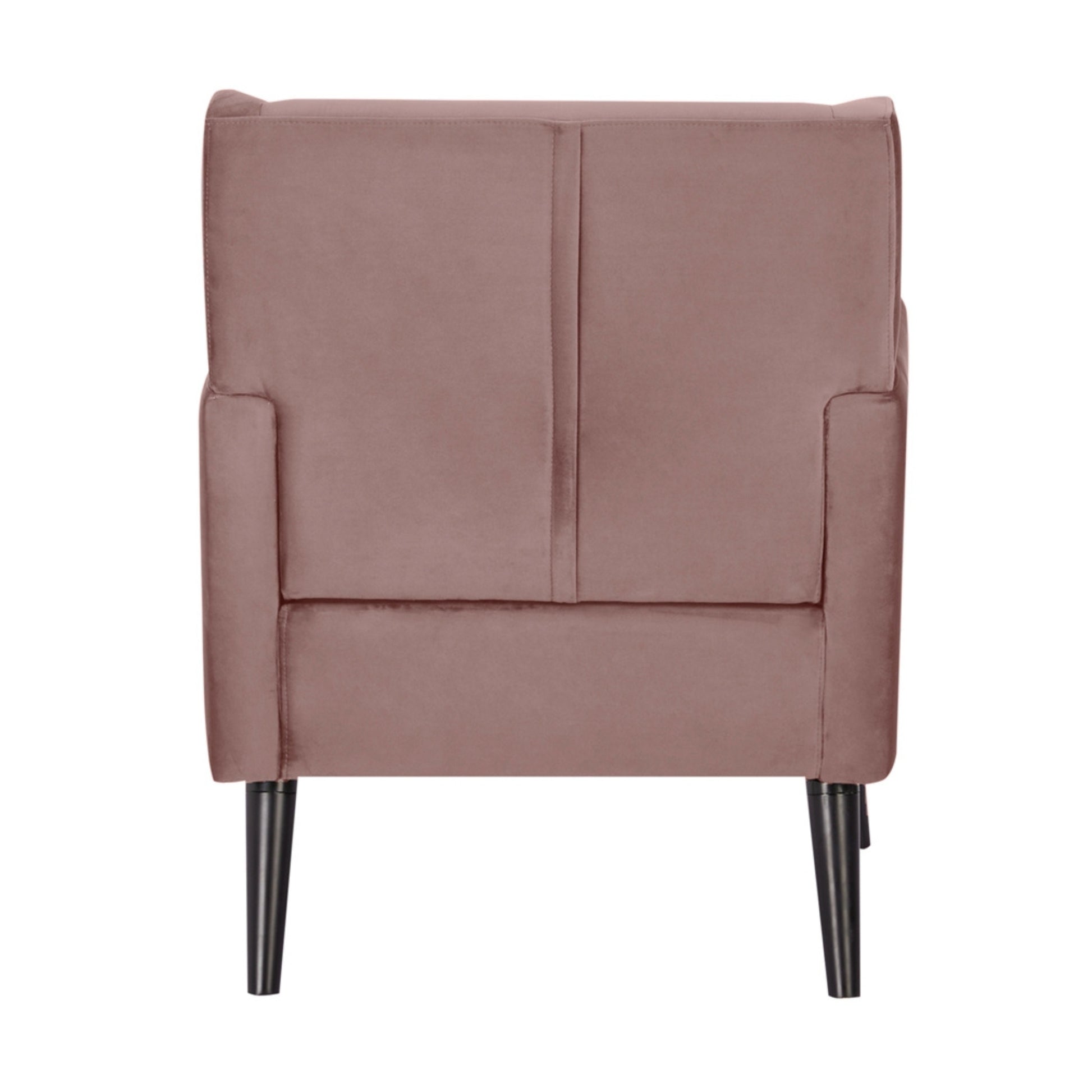 Bianca Set of 2 Accent Sofa Arm Chair Fabric Uplholstered Lounge - Pink - Cosy Abode