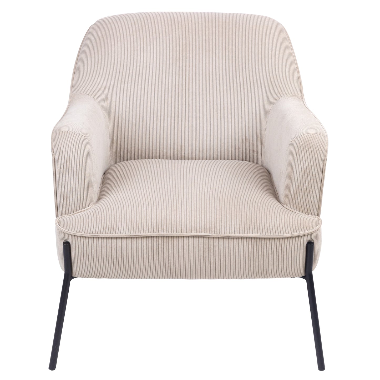 Leah Fabric Armchair Occasional Accent Arm Chair Silver - Cosy Abode