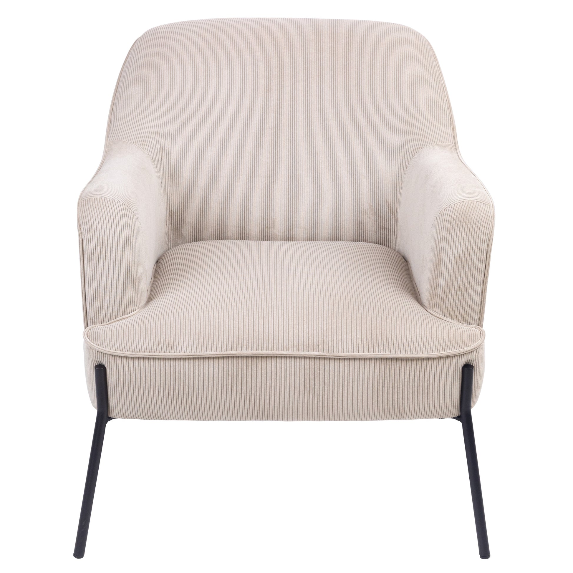 Leah Fabric Armchair Occasional Accent Arm Chair Silver - Cosy Abode