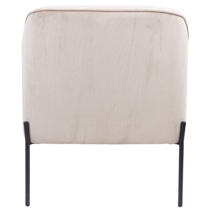 Leah Fabric Armchair Occasional Accent Arm Chair Silver - Cosy Abode