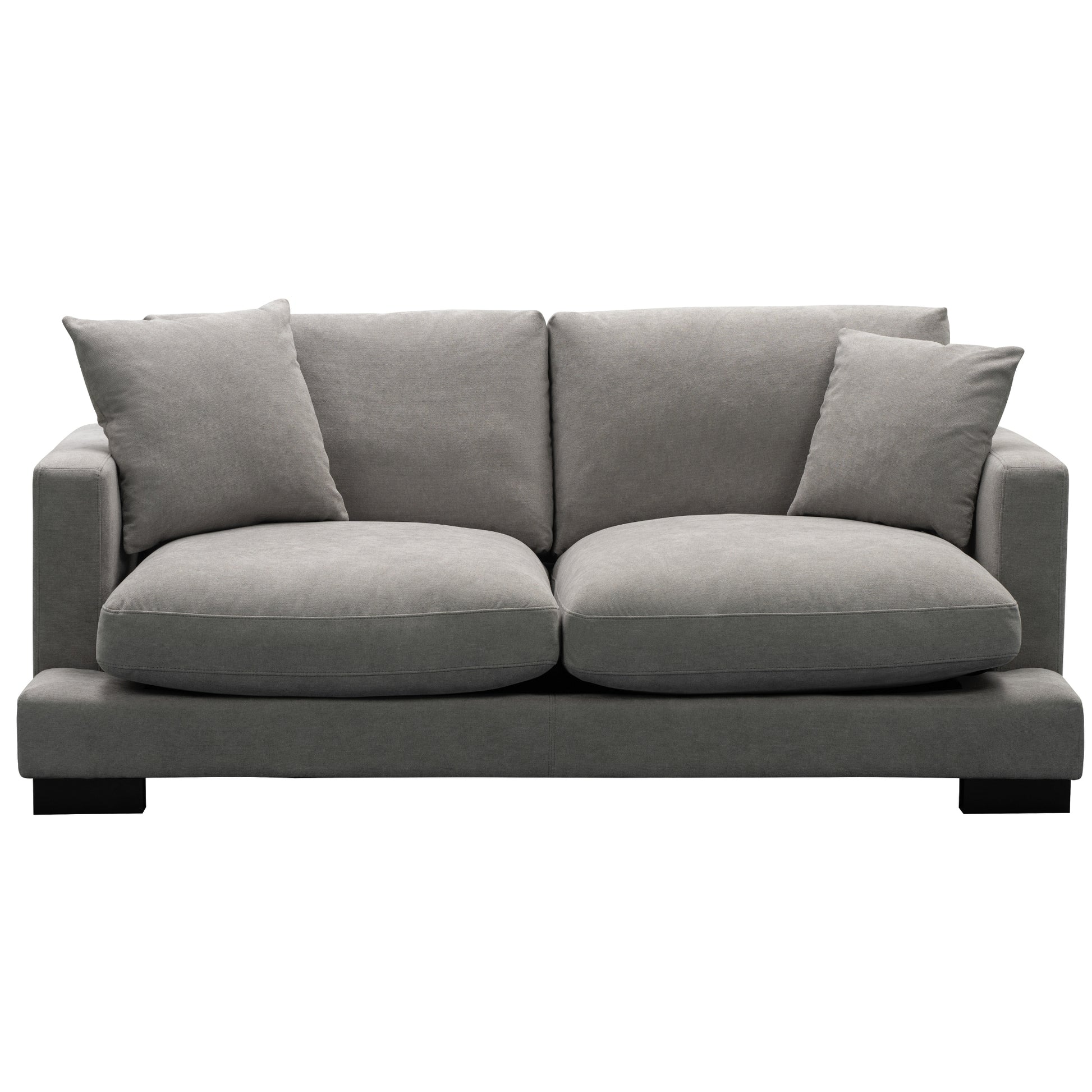 Royalty 3 + 3 Seater Sofa Fabric Uplholstered Left Chaise Lounge Couch - Grey - Cosy Abode