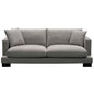 Royalty 3 Seater Sofa Fabric Uplholstered Lounge Couch - Grey - Cosy Abode