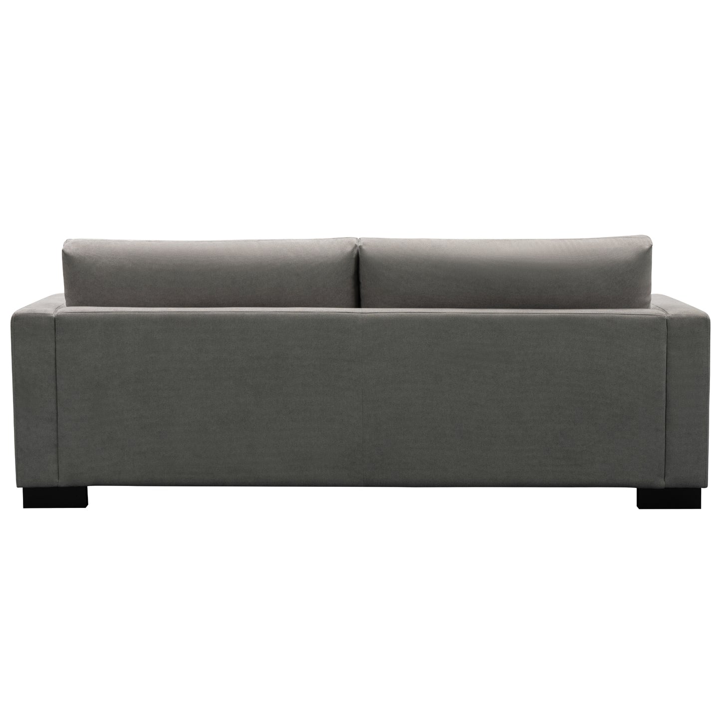 Royalty 3 Seater Sofa Fabric Uplholstered Lounge Couch - Grey - Cosy Abode