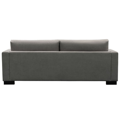 Royalty 3 Seater Sofa Fabric Uplholstered Lounge Couch - Grey - Cosy Abode