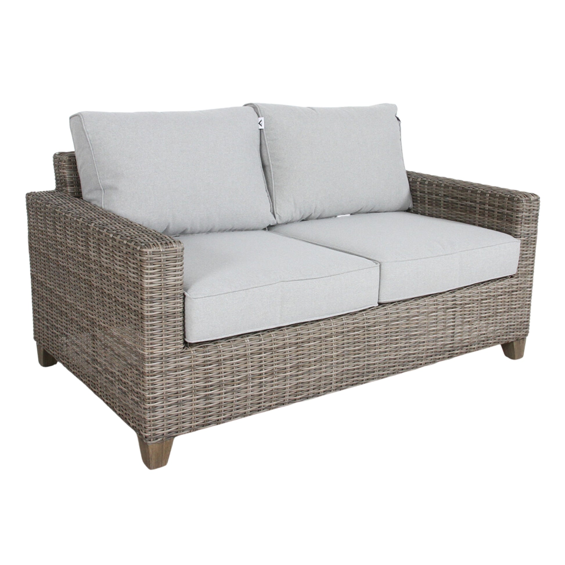 Sophy 2 Seater Wicker Rattan Outdoor Sofa Chair Lounge - Cosy Abode