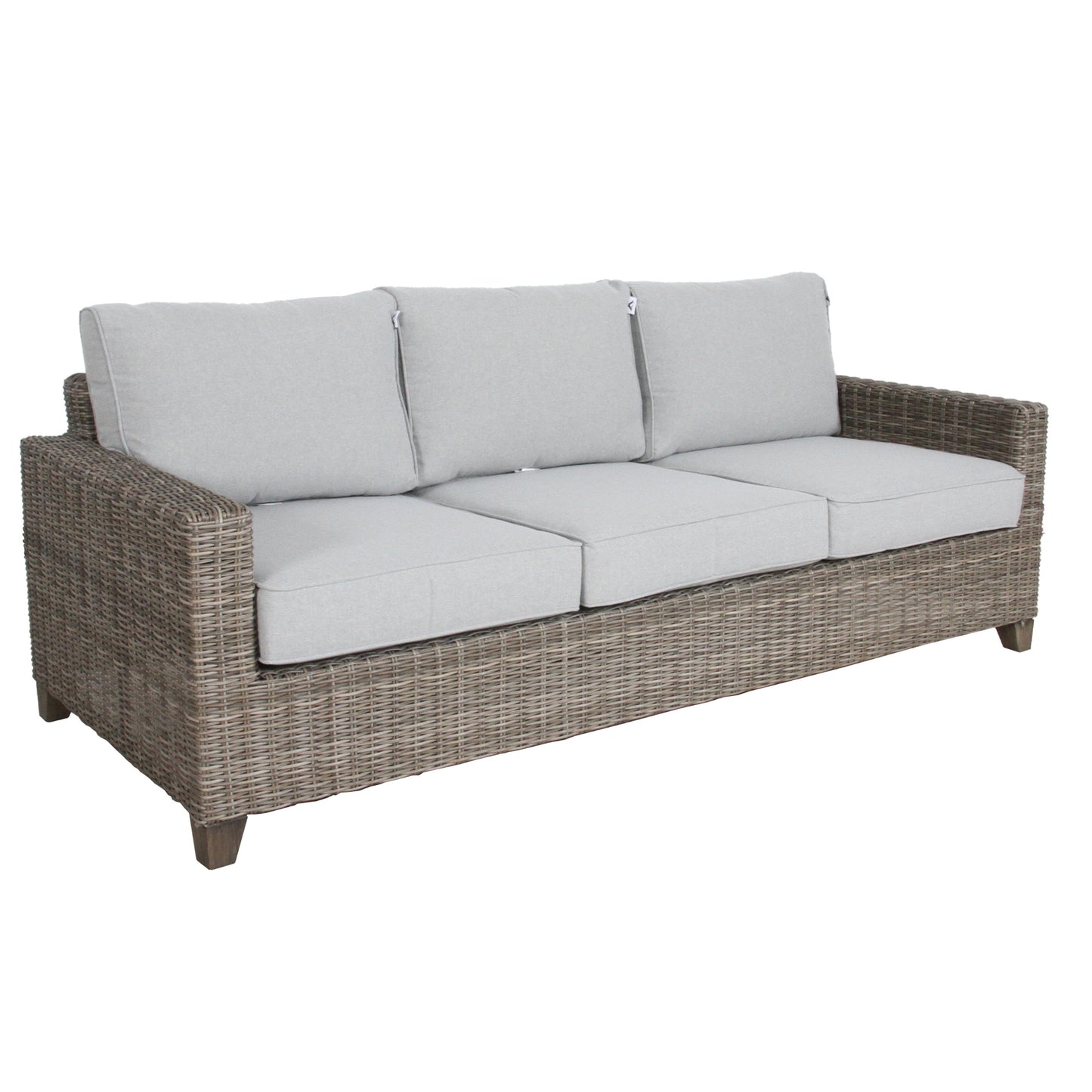 Sophy 3 Seater Wicker Rattan Outdoor Sofa Chair - Cosy Abode