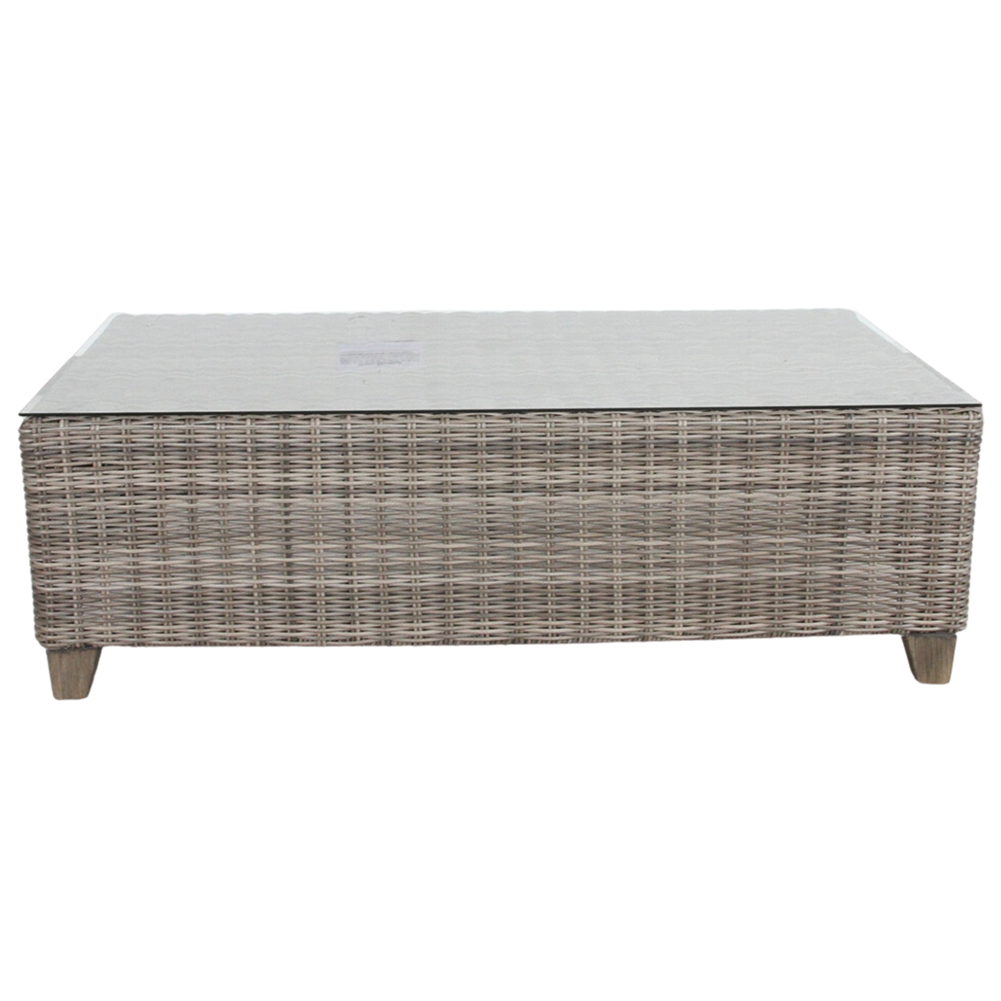 Sophy 131cm Wicker Rattan Outdoor Coffee Table - Cosy Abode