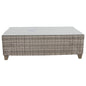 Sophy 131cm Wicker Rattan Outdoor Coffee Table - Cosy Abode