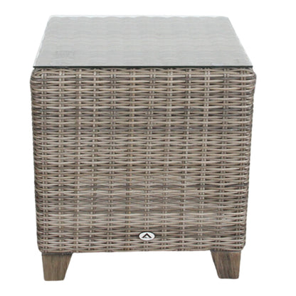 Sophy 50cm Wicker Rattan Outdoor Side Table - Cosy Abode