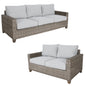 Sophy 2+3 Seater Wicker Rattan Outdoor Sofa Chair Lounge Set - Cosy Abode