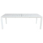 Iberia 230-345cm Aluminium Outdoor Extendable Dining Table White - Cosy Abode