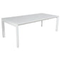 Iberia 178cm Aluminium Outdoor Dining Table White - Cosy Abode