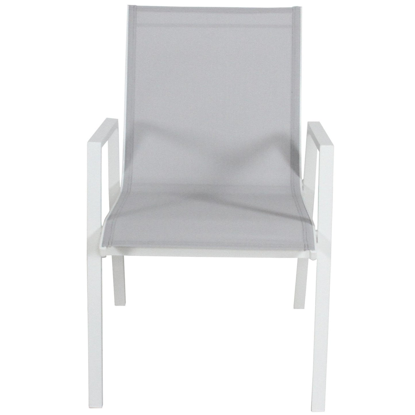 Iberia 13pc 230-345cm Aluminium Outdoor Extendable Dining Table Chair White - Cosy Abode