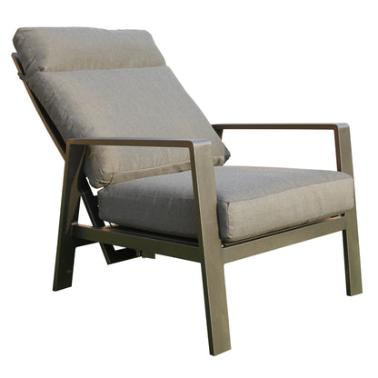 Pearl 4pc Outdoor Sofa Set Coffee Table Chair 3 Seater Lounge - Cosy Abode