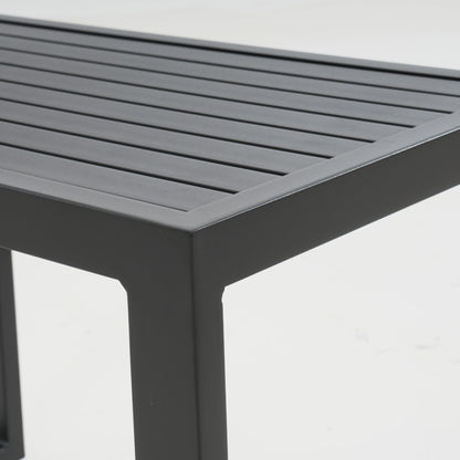 Skye 5pc Outdoor Sofa Set Coffee Side Table Modular Aluminium Frame - Cosy Abode