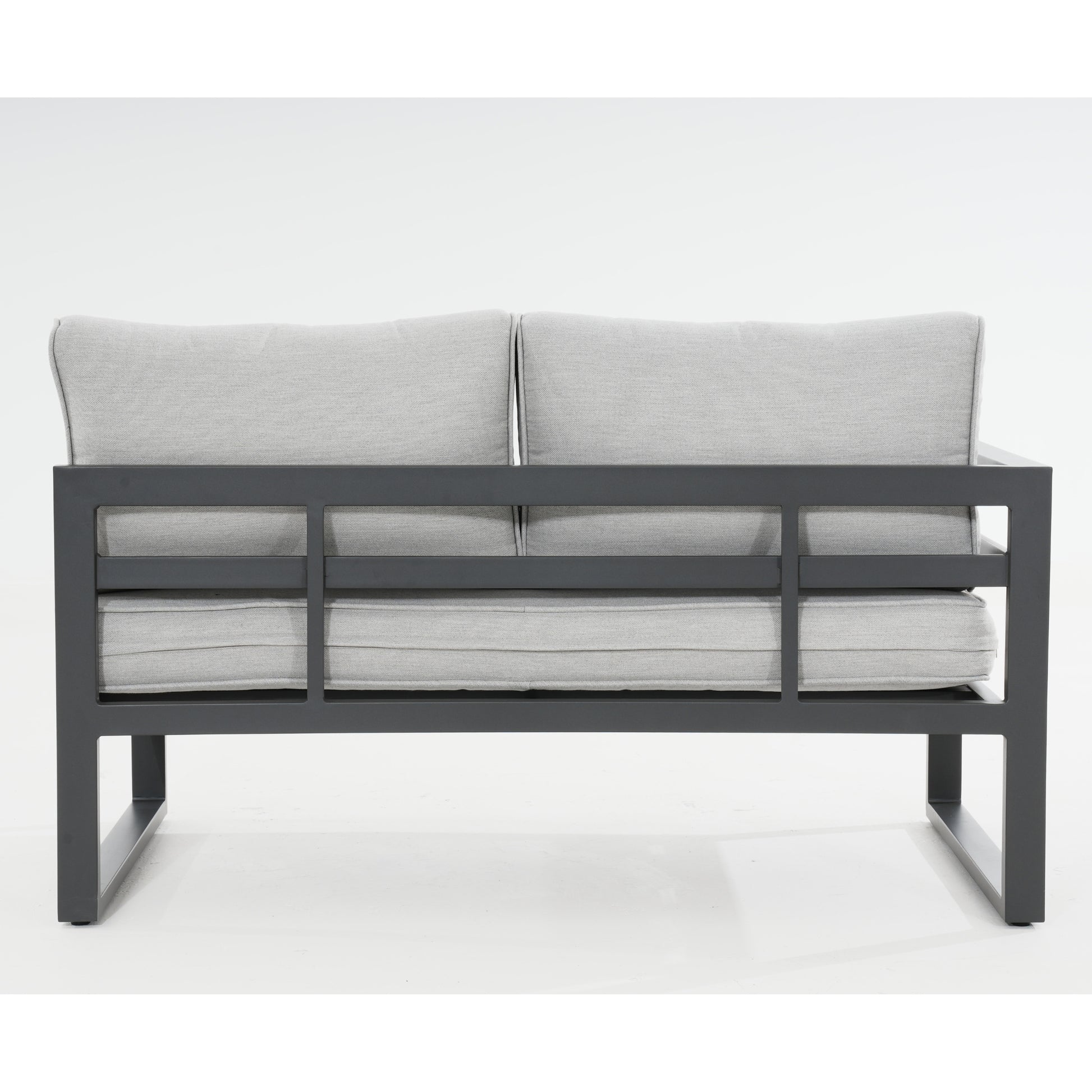 Skye 5pc Outdoor Sofa Set Coffee Side Table Modular Aluminium Frame - Cosy Abode