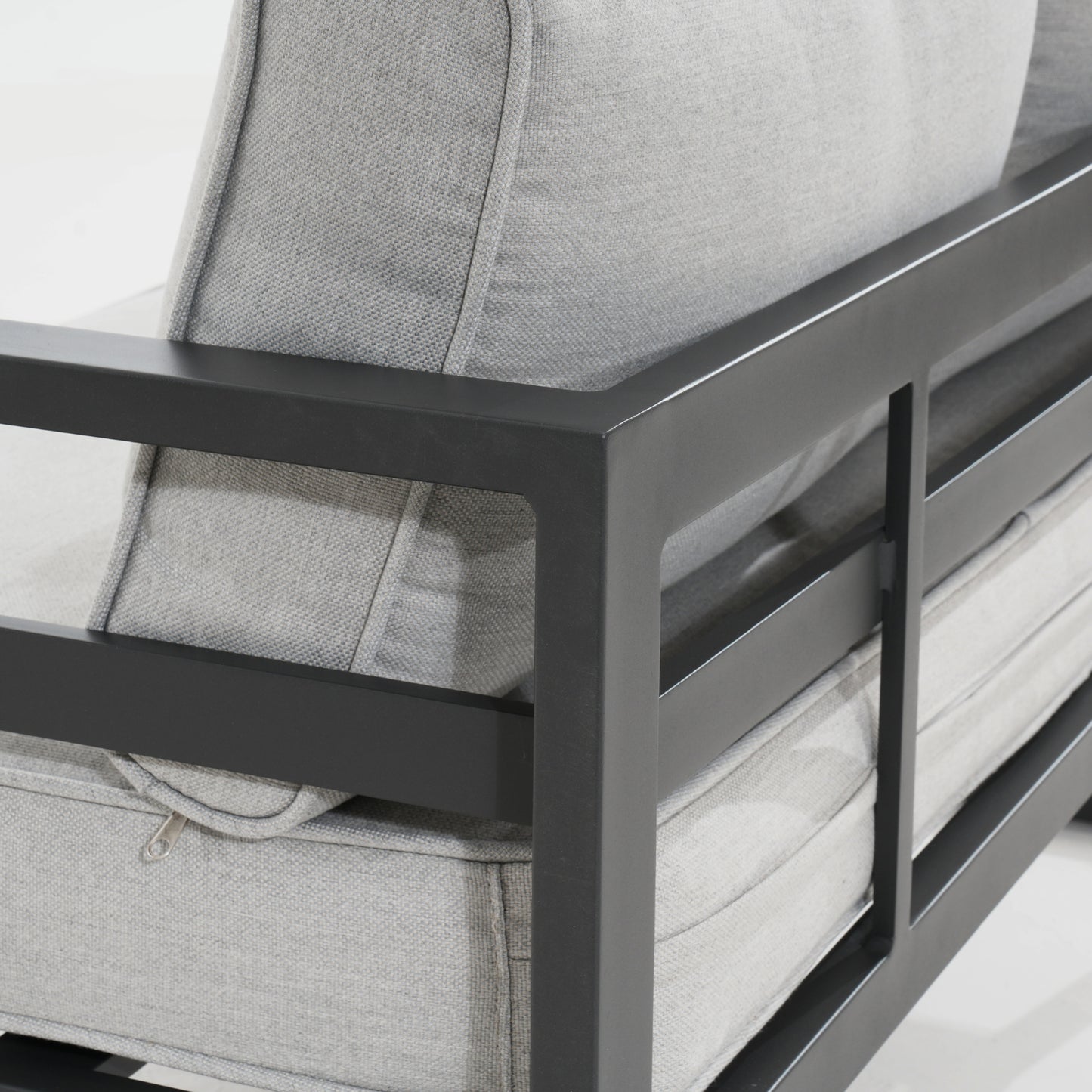 Skye 5pc Outdoor Sofa Set Coffee Side Table Modular Aluminium Frame - Cosy Abode