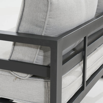 Skye 5pc Outdoor Sofa Set Coffee Side Table Modular Aluminium Frame - Cosy Abode