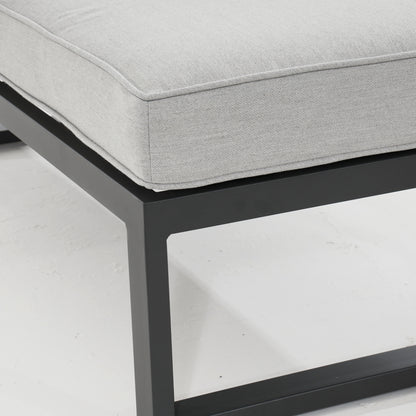 Skye 5pc Outdoor Sofa Set Coffee Side Table Modular Aluminium Frame - Cosy Abode