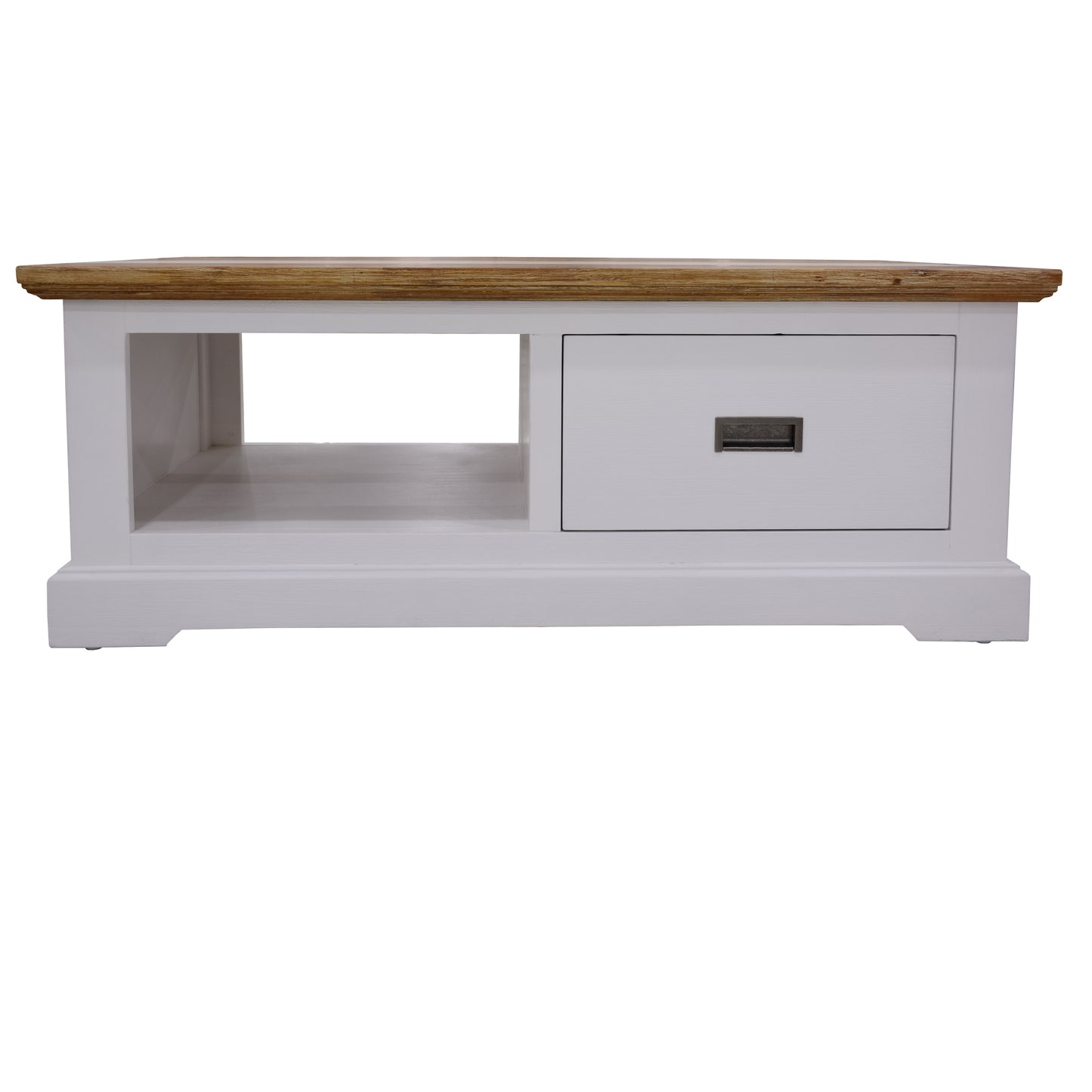 Orville Coffee Table 120cm 1 Drawer Solid Acacia Timber Wood - Multi Color - Cosy Abode