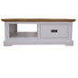 Orville Coffee Table 120cm 1 Drawer Solid Acacia Timber Wood - Multi Color - Cosy Abode