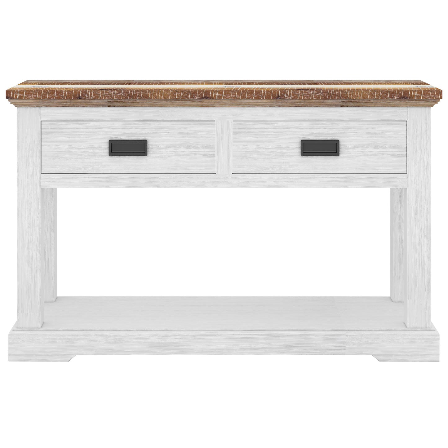 Orville Console Hallway Entry Table 125cm Solid Acacia Timber Wood - Multi Color - Cosy Abode