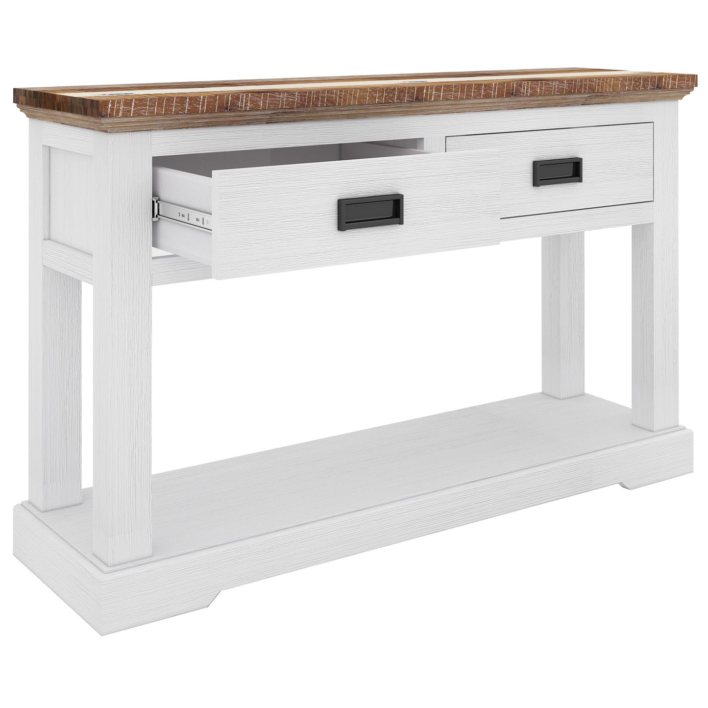 Orville Console Hallway Entry Table 125cm Solid Acacia Timber Wood - Multi Color - Cosy Abode