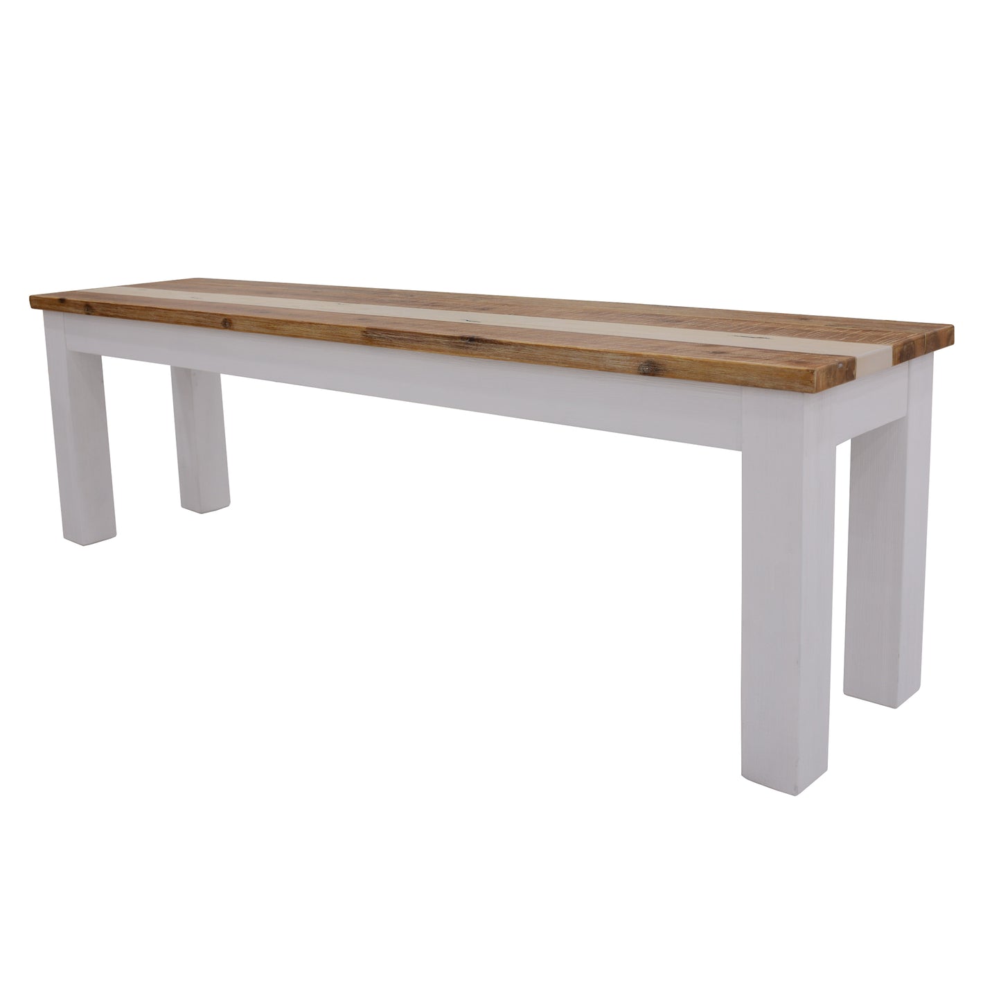 Orville 5pc Dining Set 1.8m Table 3 Chair 1.5m Bench Solid Timber - Multi Color - Cosy Abode