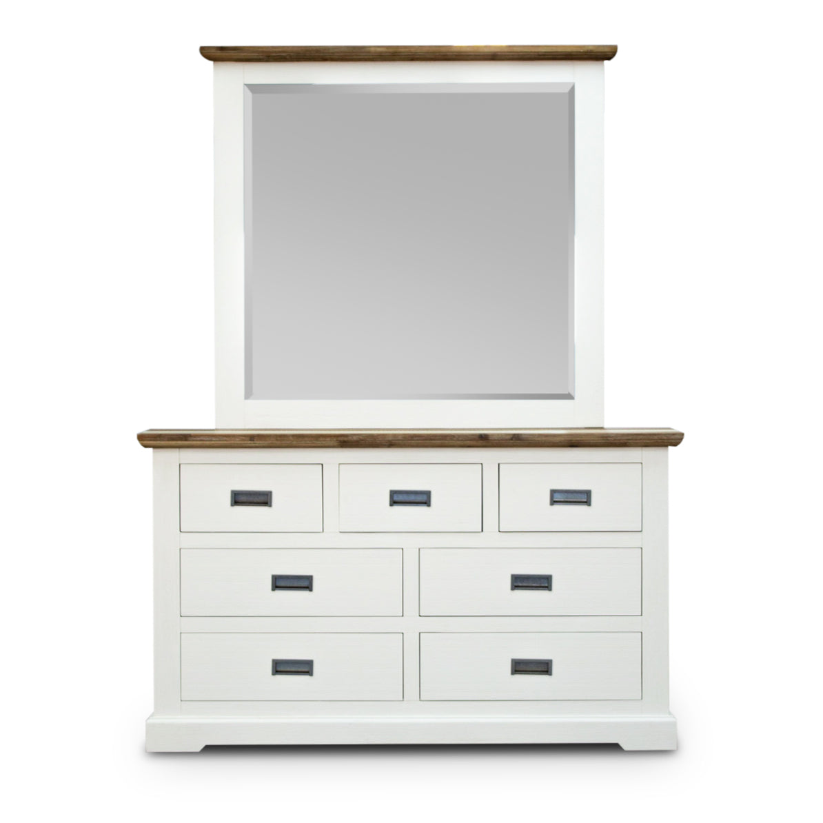 Orville 5pc King Bed Frame Suite Bedside Dresser Furniture Package - Multi Color - Cosy Abode