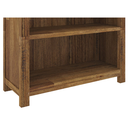 Birdsville Bookshelf Bookcase Display Unit Solid Mt Ash Timber Wood - Brown - Cosy Abode