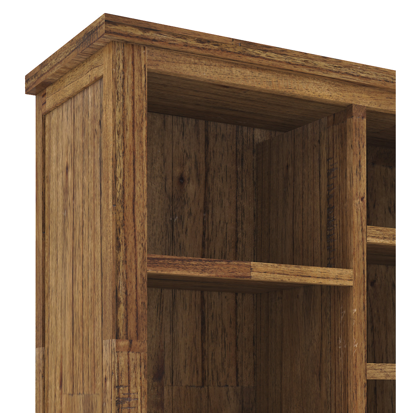 Birdsville Bookshelf Bookcase Display Unit Solid Mt Ash Timber Wood - Brown - Cosy Abode