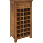 Birdsville Wine Rack 28 Bottle Sideboard Buffet Cabinet Wooden Storage - Brown - Cosy Abode