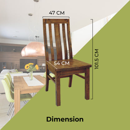 Birdsville 9pc Dining Set 225cm Table 8 Chair Solid Mt Ash Wood Timber - Brown - Cosy Abode