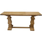 Gloriosa Console Entry Hallway Table 160cm Pedestal Mango Wood - Honey Wash - Cosy Abode